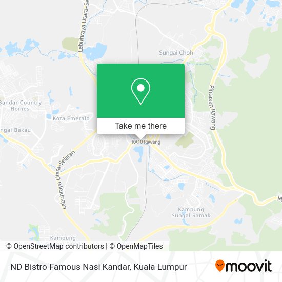 ND Bistro Famous Nasi Kandar map