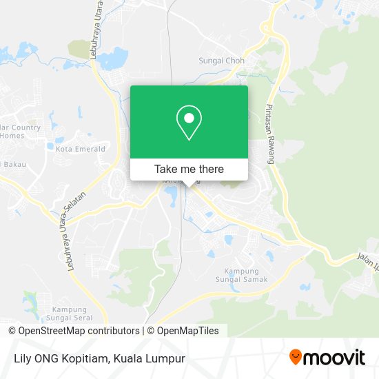 Lily ONG Kopitiam map