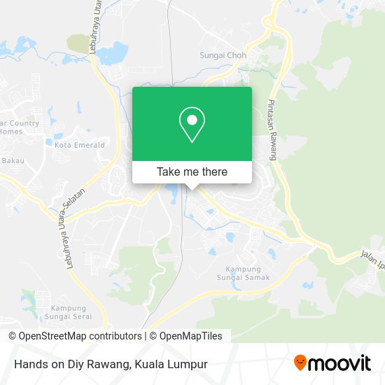 Hands on Diy Rawang map