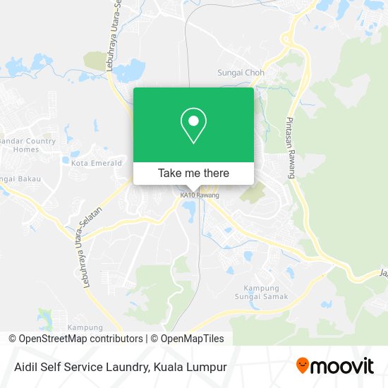 Aidil Self Service Laundry map
