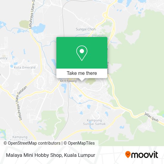 Peta Malaya Mini Hobby Shop