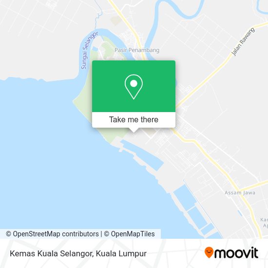 Peta Kemas Kuala Selangor
