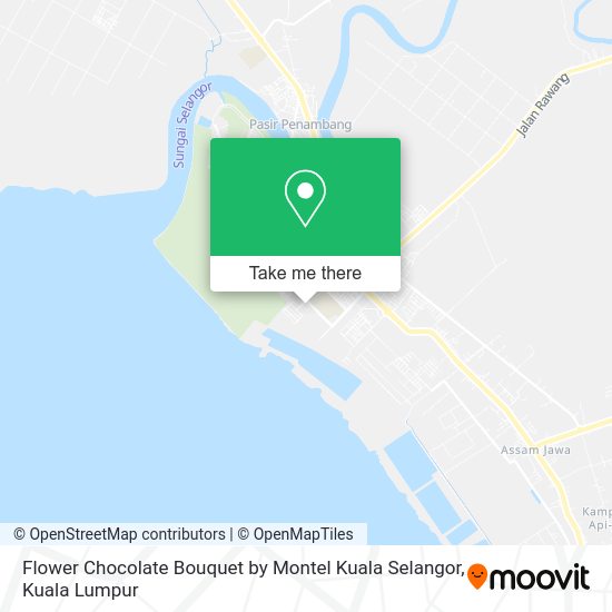 Flower Chocolate Bouquet by Montel Kuala Selangor map