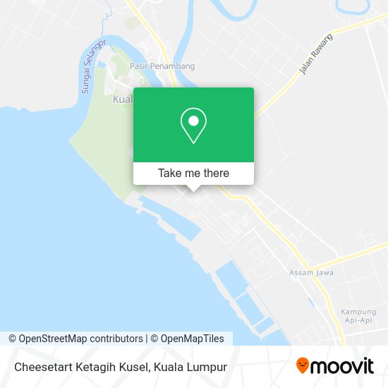 Cheesetart Ketagih Kusel map
