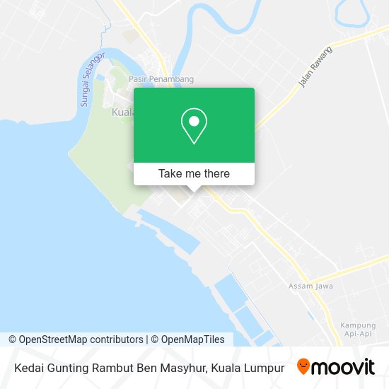 Kedai Gunting Rambut Ben Masyhur map