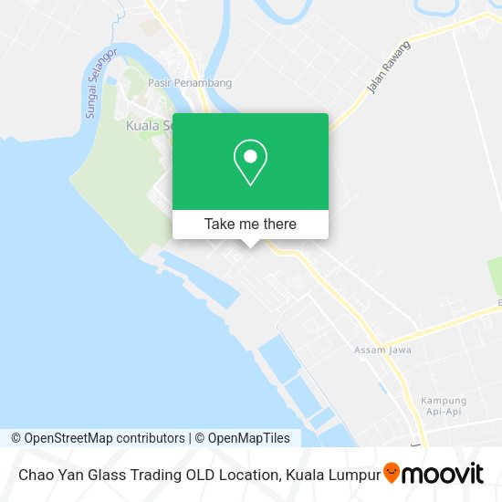 Chao Yan Glass Trading OLD Location map