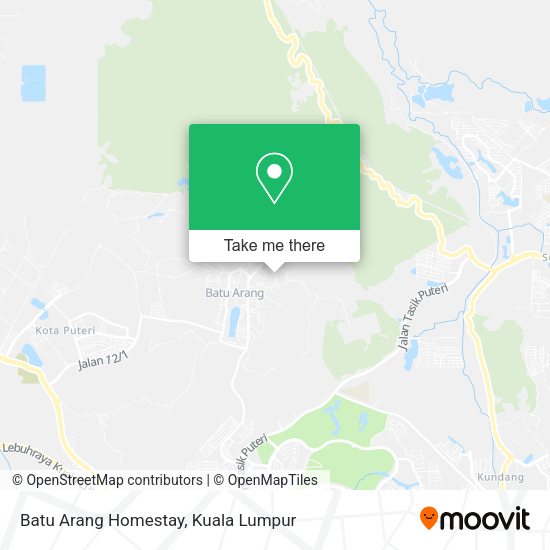 Peta Batu Arang Homestay