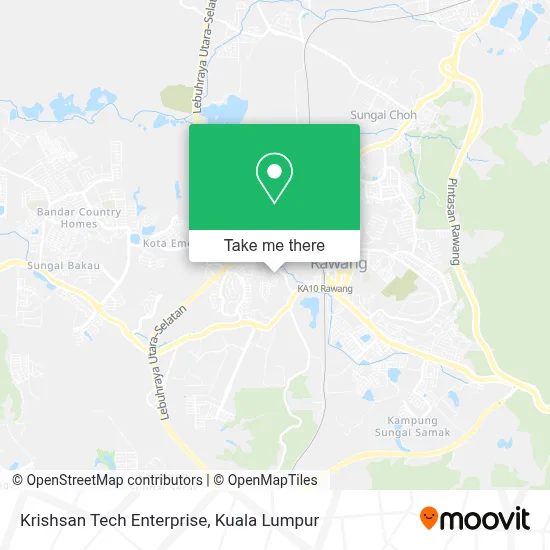 Krishsan Tech Enterprise map