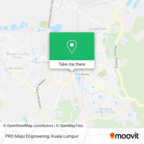 Peta PRO Maju Engineering