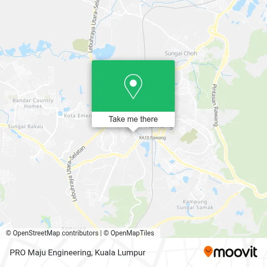 PRO Maju Engineering map