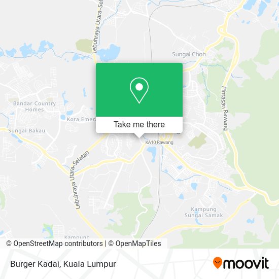 Burger Kadai map