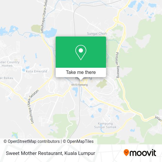 Sweet Mother Restaurant map