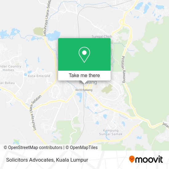 Solicitors Advocates map