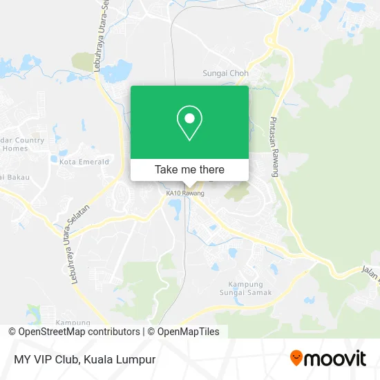 MY VIP Club map