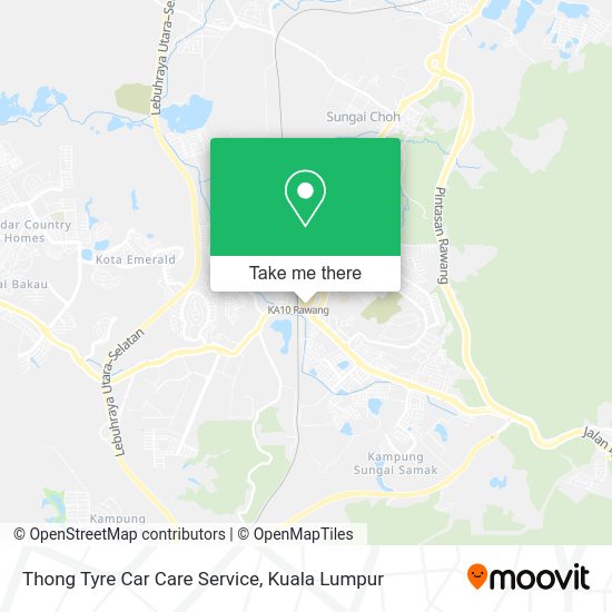 Thong Tyre Car Care Service map