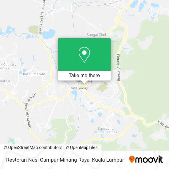 Restoran Nasi Campur Minang Raya map