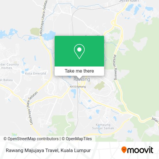 Peta Rawang Majujaya Travel