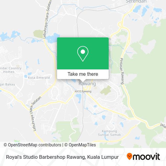 Peta Royal's Studio Barbershop Rawang