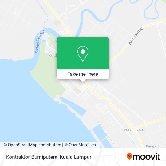 Kontraktor Bumiputera map