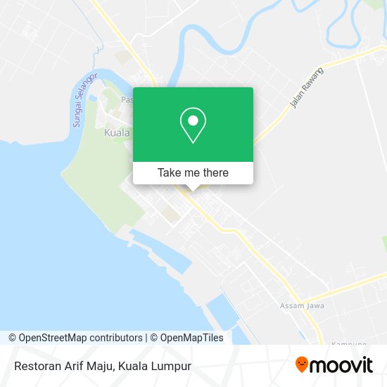 Peta Restoran Arif Maju