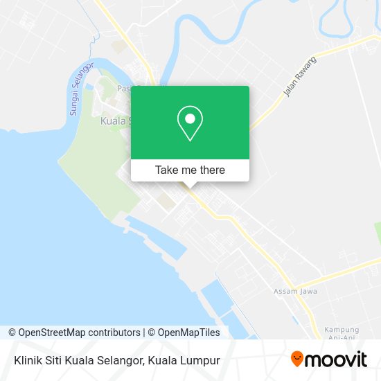 Klinik Siti Kuala Selangor map