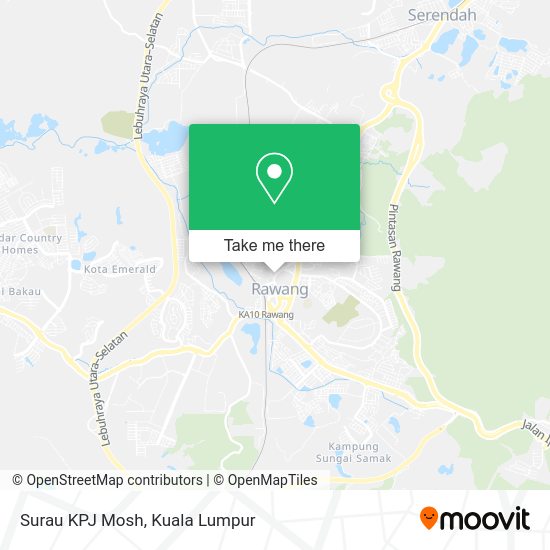 Surau KPJ Mosh map