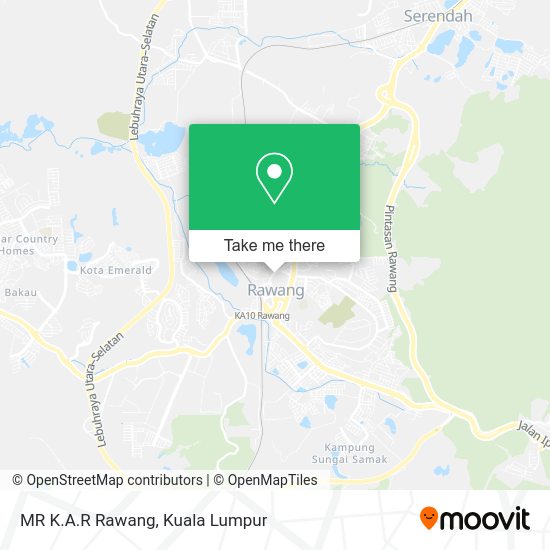 Peta MR K.A.R Rawang