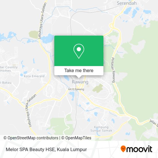Melor SPA Beauty HSE map