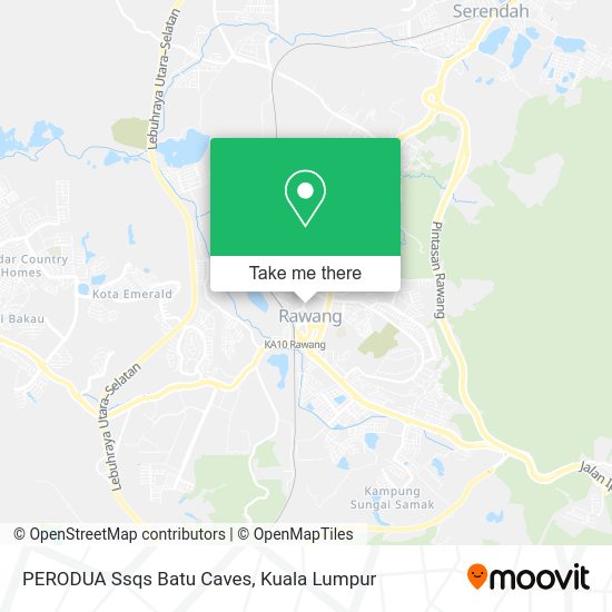 PERODUA Ssqs Batu Caves map