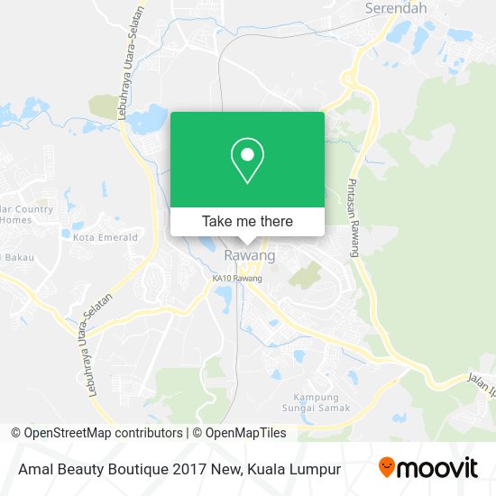 Amal Beauty Boutique 2017 New map