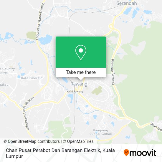 Peta Chan Pusat Perabot Dan Barangan Elektrik
