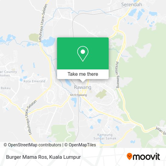 Peta Burger Mama Ros