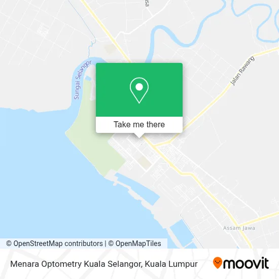 Menara Optometry Kuala Selangor map