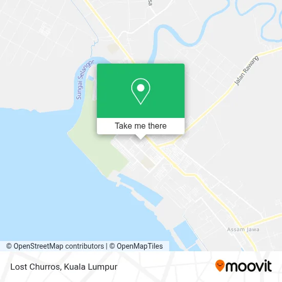 Lost Churros map