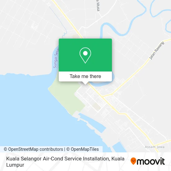 Kuala Selangor Air-Cond Service Installation map