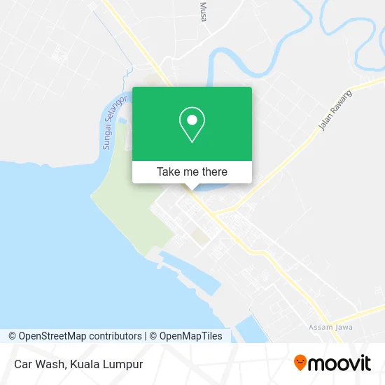 Car Wash map