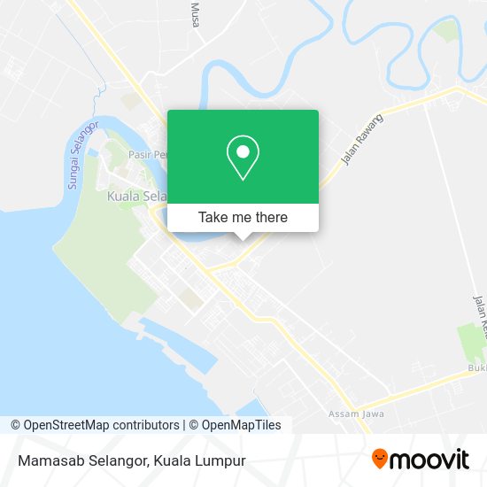 Peta Mamasab Selangor