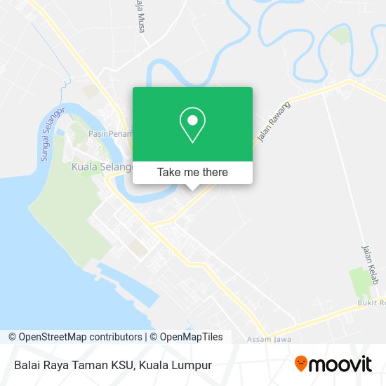 Balai Raya Taman KSU map