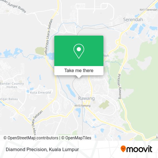Diamond Precision map