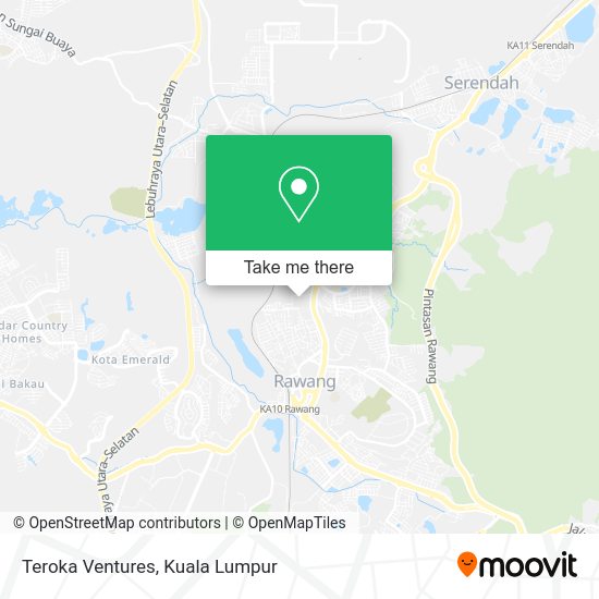 Teroka Ventures map