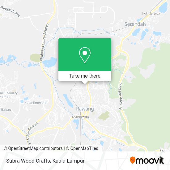 Subra Wood Crafts map