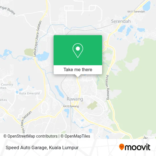 Speed Auto Garage map