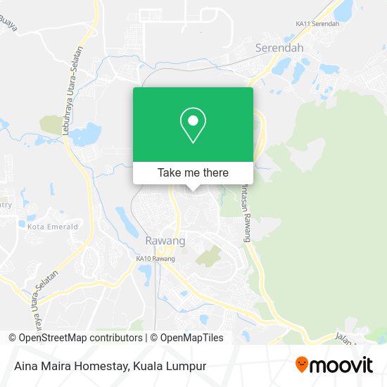 Aina Maira Homestay map