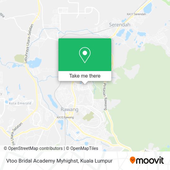 Vtoo Bridal Academy Myhighst map