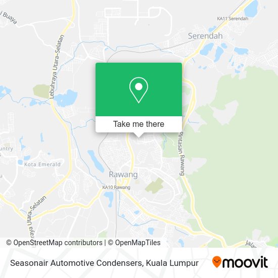 Seasonair Automotive Condensers map