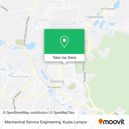 Mechanical Service Engineering map