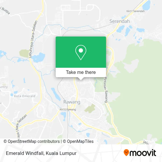 Emerald Windfall map