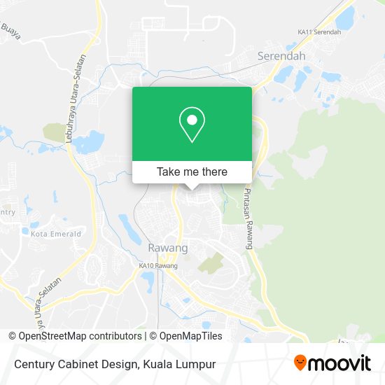 Century Cabinet Design map