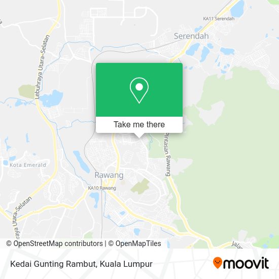 Kedai Gunting Rambut map