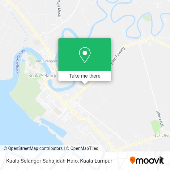 Peta Kuala Selangor Sahajidah Haio